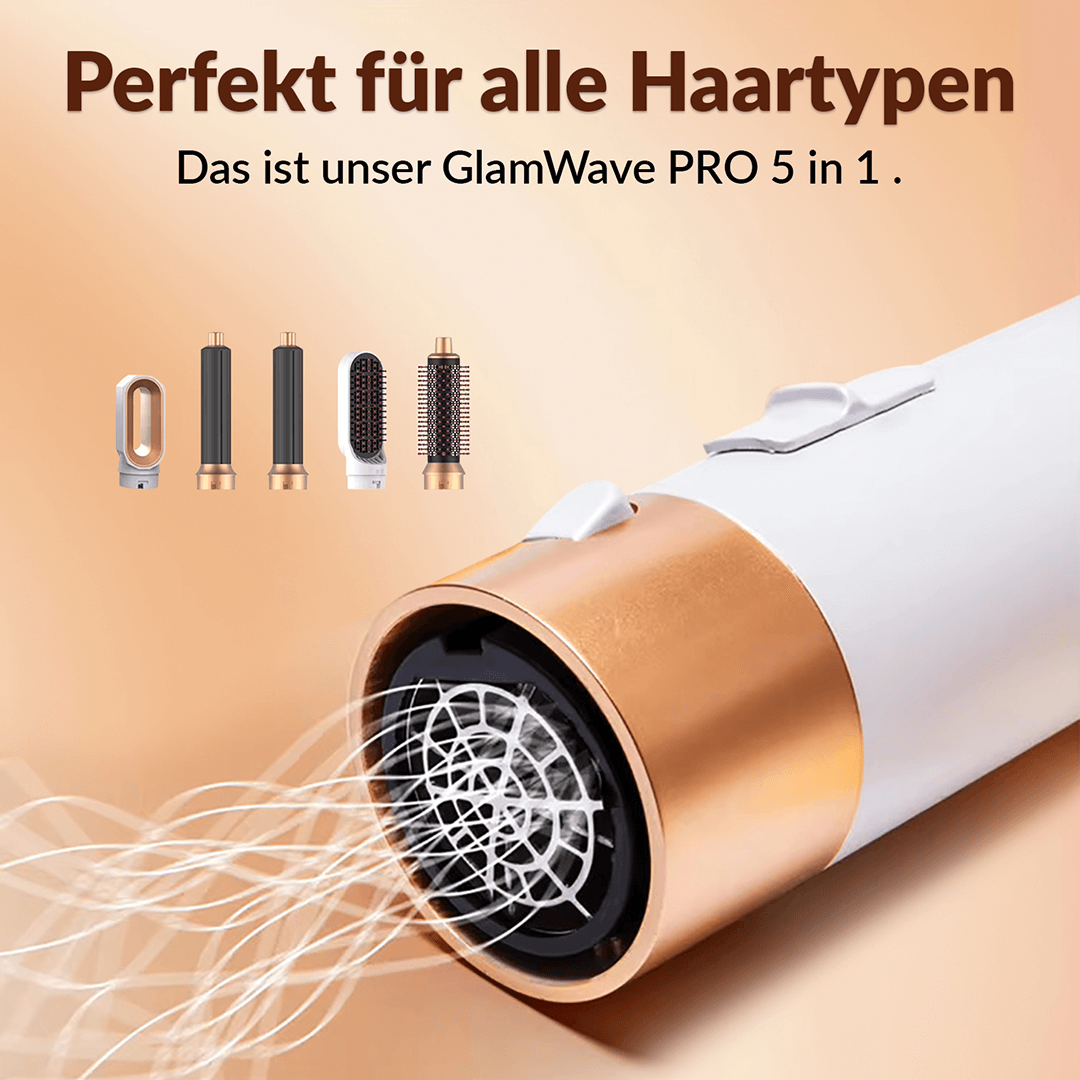 perfektes Stylingwunder für alle Mamas - GlamWave PRO 5 -in- 1 Hairstyler